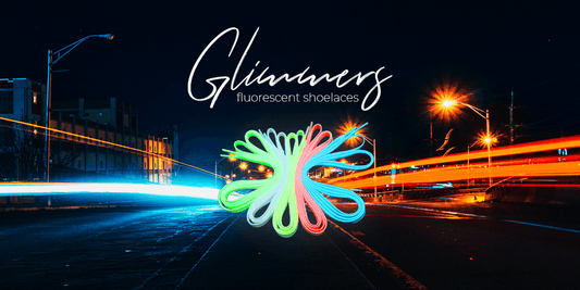 Glowy fluorescent shoelaces  