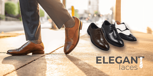 Elegant shoelaces for stylish man or woman