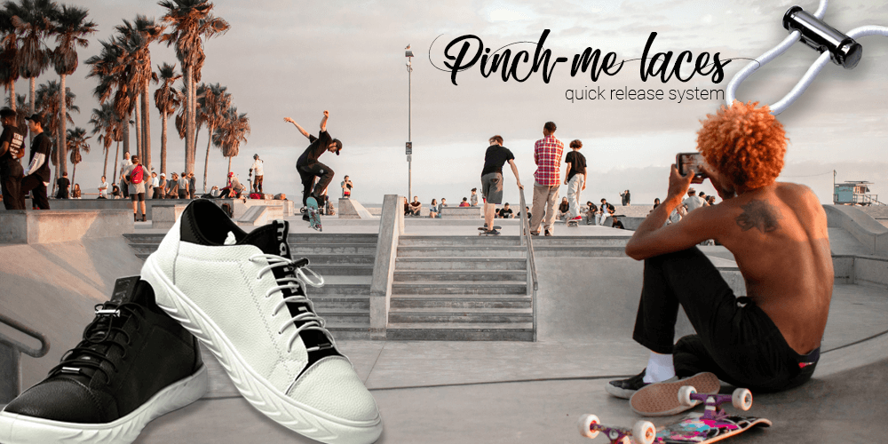 Quick release shoelace system, adjustable for all kind of daily activities  – QuickSneak